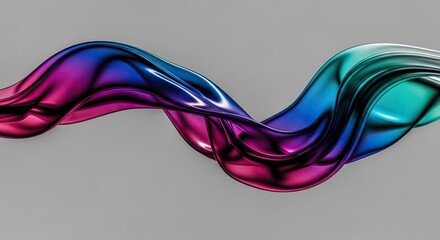 Fototapeta premium Sophisticated abstract art featuring smooth liquid smoke flowing across a neutral background with deep obsidian ripples and silver shadows, background, liquid, charcoal