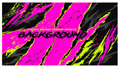 esport pink lime claw stripes Sublimation jersey design brush vector modern grunge background camouflage paint splash splatter striking stripes pink abstract animal © MuhammadSaifullah