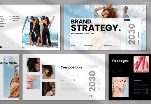 Brand Strategy Presentation Layout