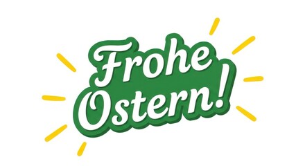 Fototapeta premium Frohe ostern