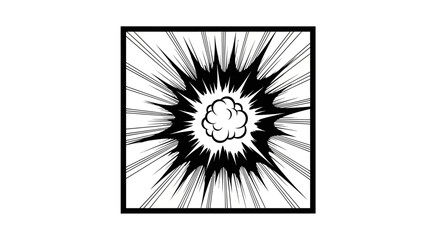 Comic book style explosive action effect illustration. © Jalaludin_Razi