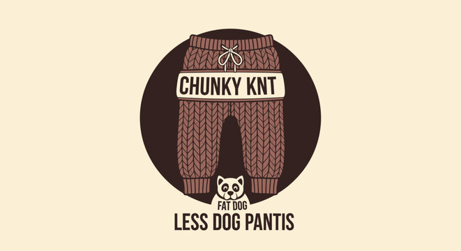 Chunky Knit Dog Pantis - Warm, Comfortable, and Stylish Apparel.