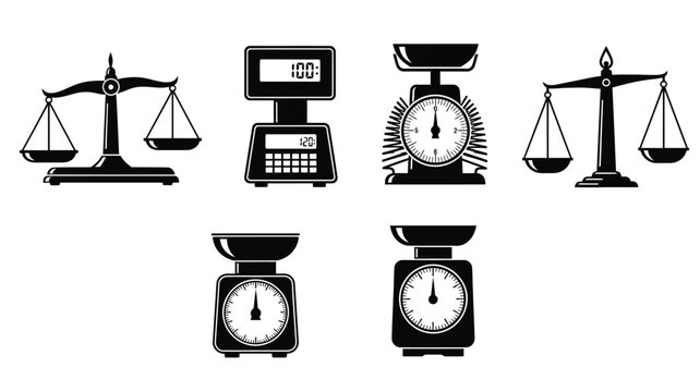 Various scales depicted in black and white a striking silhouette