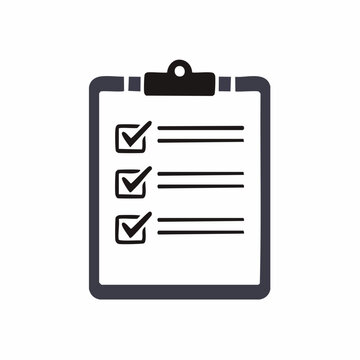 Checklist Icon with Three Completed Tasks