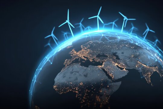 Supporting sustainability on planet earth involves green eco power and energy that can withstand the changing global climate.