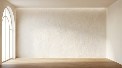 Fototapeta premium Minimal Wellness Spa Interior with Stone Wall Background