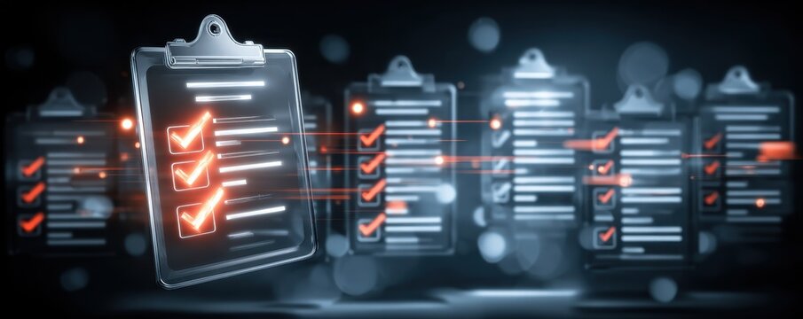 A detailed checklist for approval ensures the document in the file is a proper record for the long term storage archive.