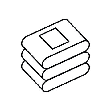 Cement Bags icon clean and modern vector illustration