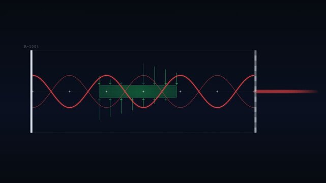 Laser Cavity Resonator Coherent Beam Photonics Loop Animation 4K