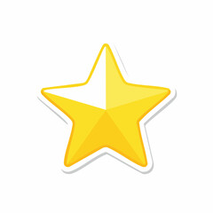Obraz premium Golden Star Icon