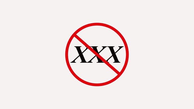 XXX written with risky icon