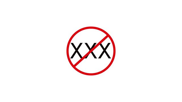 XXX written with risky icon