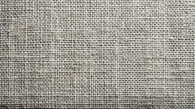 Close-up view of a textured woven fabric with a consistent grid pattern and neutral gray tones.