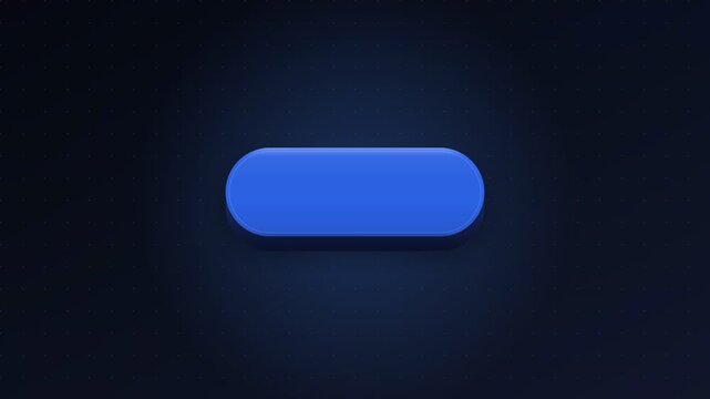 Animated green digital button showing payment successful confirmation