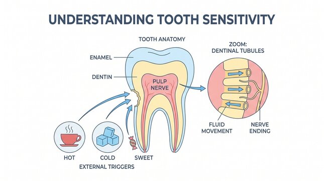 Tooth sensitivity - dentinal hypersensitivity
