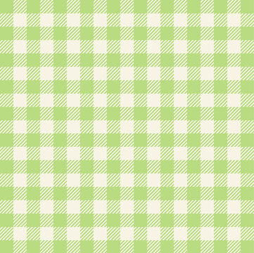 light green gingham check pattern seamless background