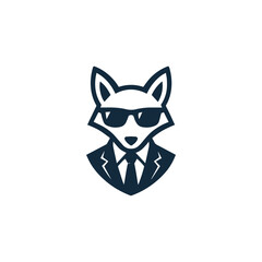 Fototapeta premium Agent Fox Logo