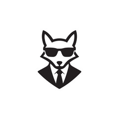 Fototapeta premium Agent Fox Logo