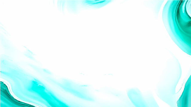 Vector Elegant, ethereal abstract swirl in a vibrant aquamarine hue, invoking sense fluidity, artistry, tranquility, and endless creative possibilities.