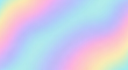 Obraz premium Holographic foil background with pastel colors and rainbow gradient effect