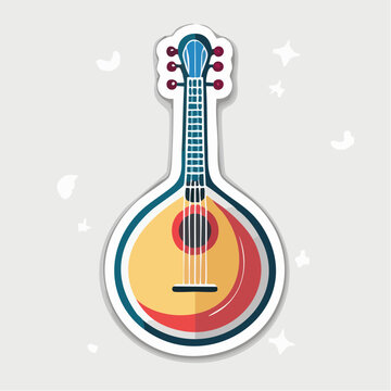 Illustration of a Mandolin Instrument