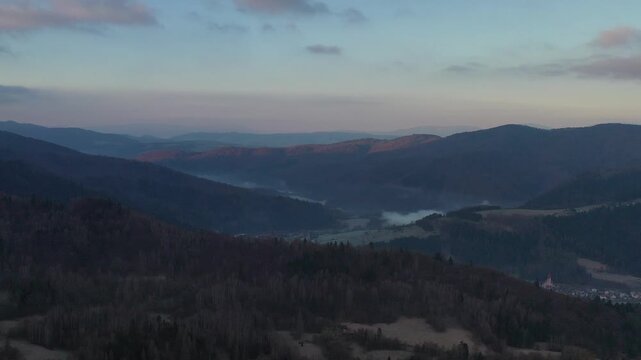 Widok z G&oacute;ry Malnik