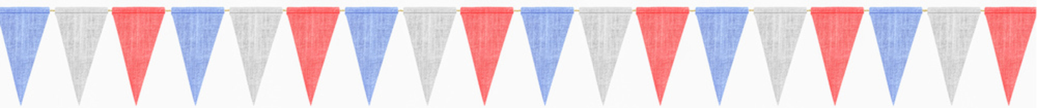 Fanions tricolores 