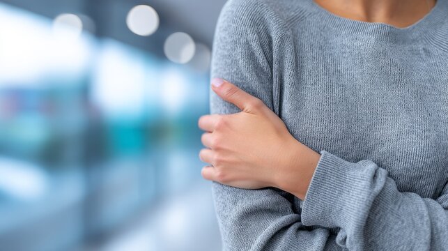 Person in Resting Pose with Serene Expression in Cozy Atmosphere