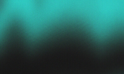 Obraz premium Abstract teal and black gradient with grainy background texture a modern digital art composition