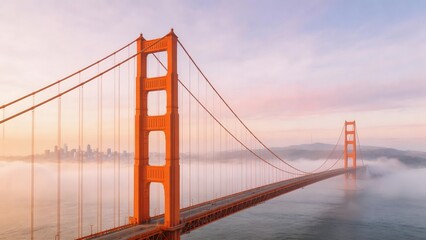 Fototapeta premium Golden Gate Bridge at Dawn