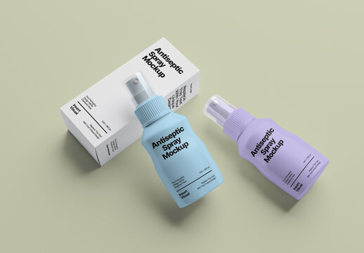 Disinfectant Spray Mockup