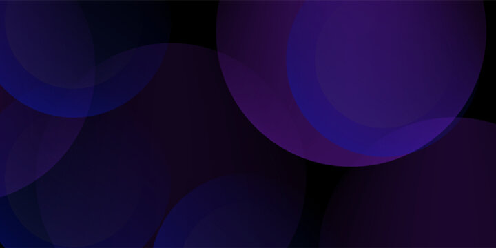 Abstract geometric fluid blue purple color gradient on black background. Trendy design graphics used for wallpaper screen tablet and phone. Dark mode