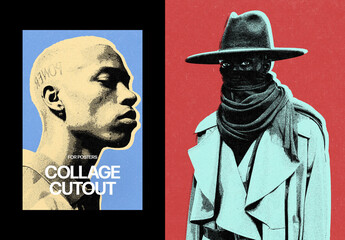 Collage Photo Effect – Cut Out for Poster & Social Media (PSD)