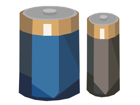 乾電池イラスト  防災グッズ・備蓄品の乾電池