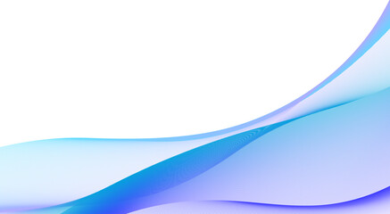 Obraz premium creative decoration blue wave banner backdrop