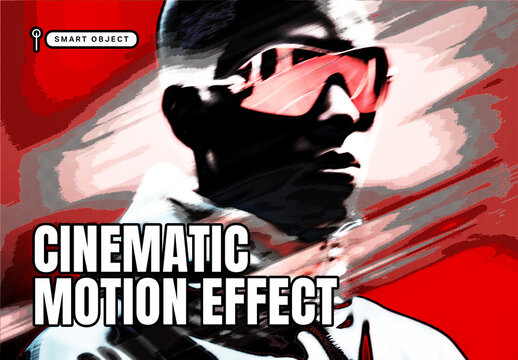 Cinematic Motion Blur Photo Effect Template