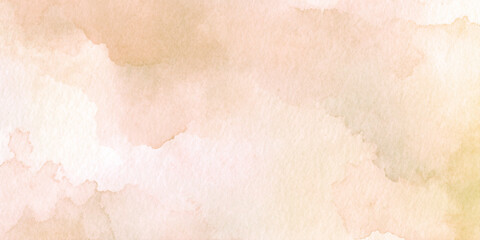 Obraz premium Soft peach watercolor background with abstract texture and subtle gradient effect for design and artistic use