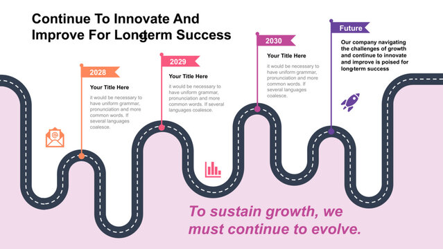Company History Timeline Infographic Template