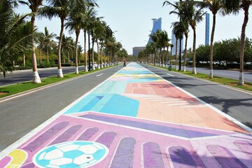 Sports track on the Jeddah Corniche, Saudi Arabia © MOD
