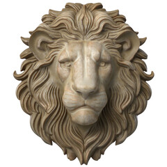 Obraz premium Lion Head Sculpture