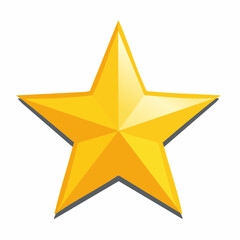 Obraz premium Golden Star Icon