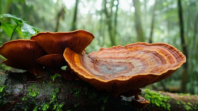 The health benefits of reishi mushroom, also known as Ganoderma lucidum.