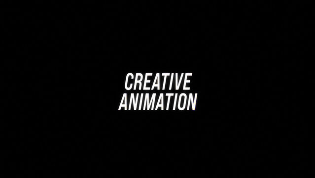 Glow Text Animation 05