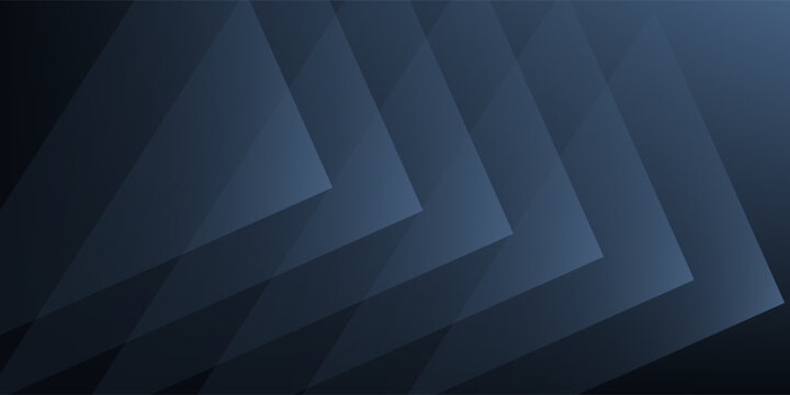 Modern black blue abstract background. Minimal. Color gradient. Dark. Web banner. Geometric shape. 3d effect. Lines stripes triangles.eps,10