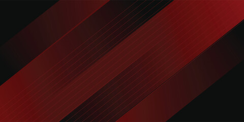 Obraz premium Black red sport background with diagonal speed line and shape.