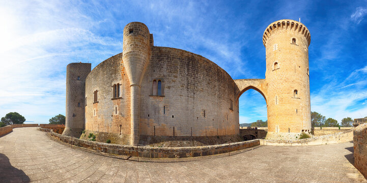 Bellver castle in Palma de Mallorca, Spain