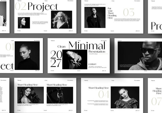 Minimal Fashion Presentation Design