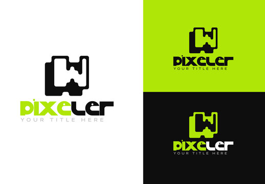 Pixeler Logo Design Template