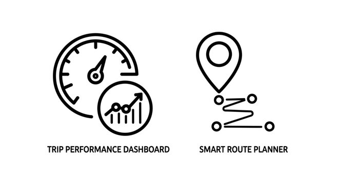 Trip performance dashboard and smart route planner for logistics and navigation