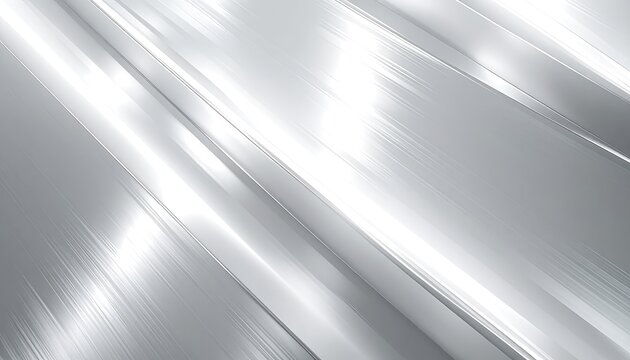 A sleek, modern abstract background features dynamic silver lines radiating from a bright central point.